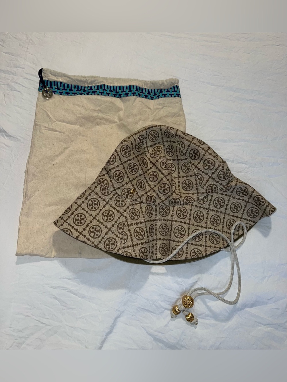 Tory Burch T Monogram Bucket Hat